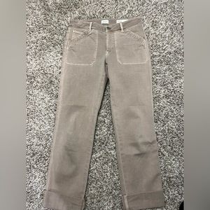 J. Jill Tan Denim High Rise Straight Leg Jeans Size 2